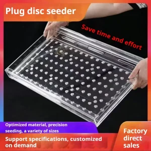 Simple Manual Plug Tray Seeder for Efficient Seed Sowing