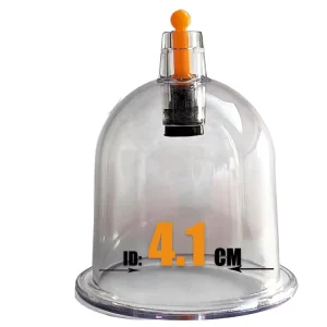 Single Use Hijama Cupping Set with Manual Valve 8 Sizes for Neck Back and Face Treatment