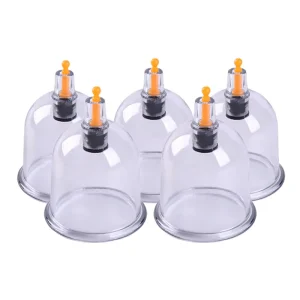 Single Use Plastic Hijama Cupping Cups 1 to 8 Sizes for Safe and Hygienic Body Therapy Treatment