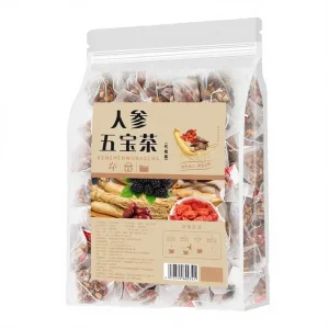 Slimming Herbal Tea for Flat Stomach and Diet Ginseng Infused Bagged Tea