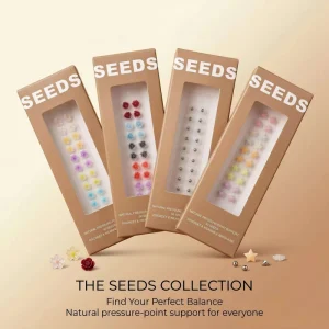 Small MOQ Private Label Colorful Ear Seeds Auricular Patch Kit for Wellness and Balance Acupressure Seeds for Use
