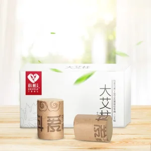 Smokeless Herbal Extract Acupressure Point Chinese Mugwort Mini Moxa Tablets Vacuum Packed