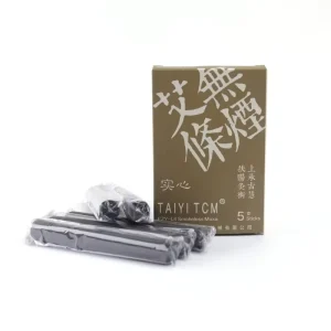 Smokeless Moxa Roll 5Pcs Solid Moxibustion Sticks Antirheumatic 18*1.4cm Traditional Chinese Medicine Therapy