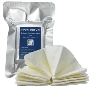 Soluble Quick Z-Fold Chitosan Rapid Hemostatic Wound Gauze