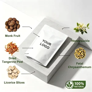 Soothing Blended Herbal Health Tea Overused Vocal Cords Internal Heat Natural Phlegm Cleansing Daily Care Tea