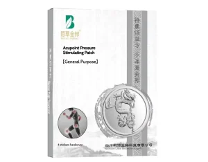 Sports Recovery Heating Patch Black Herbal Plaster for Muscle and Joint Warm Care