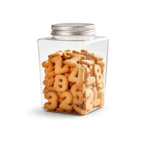 Spot Food Grade square PET Plastic sealed Cans for Candied Fruit Nut Chinese Medicine Slice Powder Health Packaging