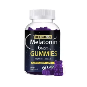 Spot Melatonin Gummy Candy Sleep & Memory Support Dietary Supplement for Adults 60 Count 2 Gummies Daily