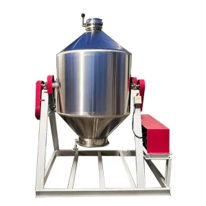Stainless Steel Drum Mixer Fully Sealed Waist Drum Type Material Mixing Machine for Chinese Herbal Powder