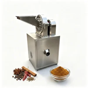 Stainless Steel Universal Grinding Machine for Dry Herb Spice Grain Commercial Fine Powder Pulverizer with Dust Removal System