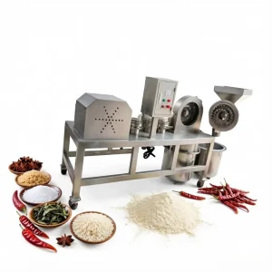 Stainless Steel Universal Pulverizer Grinder Coffee Cacao Spices Bearing Motor Pump 220V/380V Options Automatic High Capacity