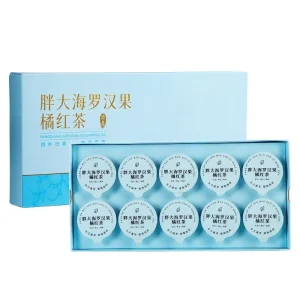 Sterculia Lychnophora Monk Fruit Tangerine Peel Throat Soothing Herbal Tea 15g Single Cup Natural Warm Herb Blend Vocal Care OEM