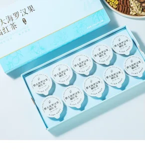 Sterculia Lychnophora Monk Fruit Tangerine Peel Throat Soothing Herbal Tea 15g Single Cup Natural Warm Herb Blend Vocal Care OEM