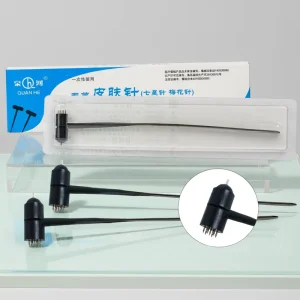 Sterile Dermal Needle Seven Star Skin Needles Plum Blossom Needle Acupuncture Therapy ISO Certified Single-Use