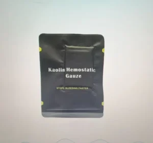 Sterile Kaolin Hemostatic Gauze with Surgical Protection for Effective Hemostasis on Various Wounds