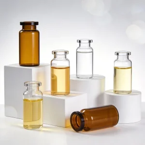 Sterile Tubular Injection Glass Vial for Injectable Medicines Biotech and Laboratory Applications High Purity Borosilicate