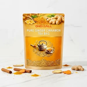Sugar Free Turmeric Ginger Cinnamon Tea Bag Premium Natural Ingredients Natural Organic Ginger Tea