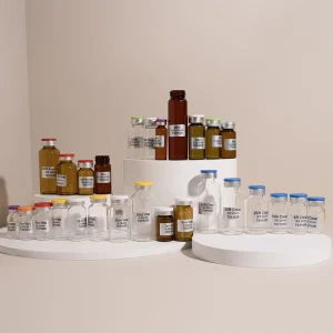 Supplier Clear Amber Borosilicate Glass Vials, 10ml/15ml/20ml, Sterile, Depyrogenated