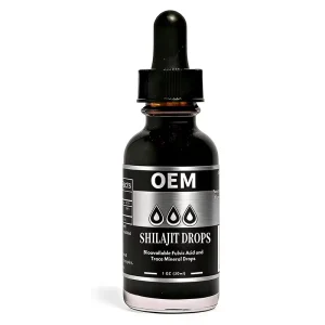 Support Immune Detox Natural Trace Minerals & Fulvic Acid Complex Himalayan Shilajit Resin Liquid Drops