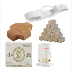 Suspended Moxibustion Set Mugwort Portable Small Moxibustion Box Traditional Chinese Medicine