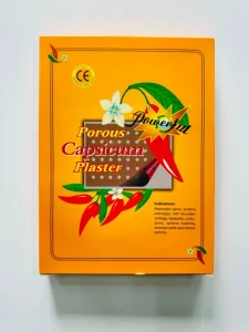 TPS Herbal Capsicum Rheumatism Plaster OEM Capsicum Plaster Herb Pain Relieving Patch Plaster