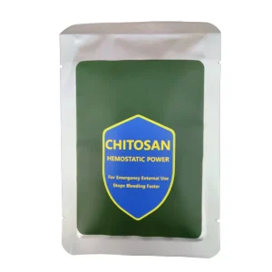 Tactical Hemostatic Chitosan Powder Medical Gauze Sterile Hemostatic Yarn for Emergency Trauma Care