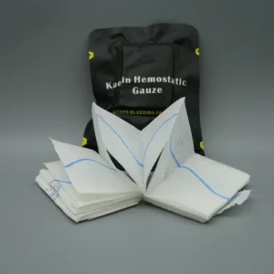 Tactical Trauma Kaolin Hemostatic Gauze for First Aid Kit