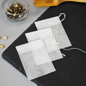 Tea Bags Customized Size Chinese Herbal Medicine Foot Bath Tea Bath Drawstring Non-woven Fabric Tea Filter Bag