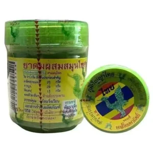 Thai Original Herbal Licorice Nasal Mint Cream For Refreshing and Driving Motion Sickness