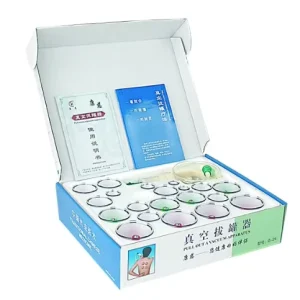 Therapy Plastic Material Chinese Vaccum Cupping Set 24 Cups Set