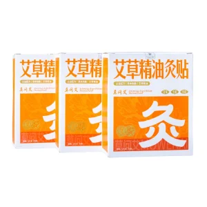 Three-side Adhesive Moxibustion Heat Patch High Content Mugwort Essential Oil Self Warming Firm Sticking Detox Body