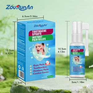Toothache Spray 30ml Gum Swelling Pain Relief Teeth Repairing Liquid