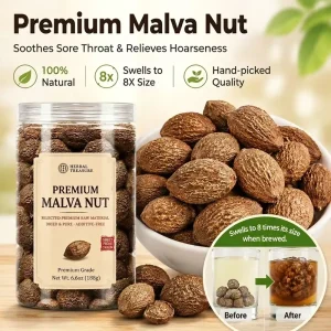 Traditional Chinese Herb Premium Grade 188g Sun Dried Large Whole Fruit No Additives Sugar Free Vegan Pure Dried Sterculia Nut