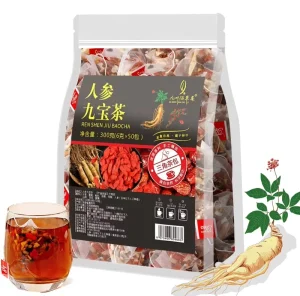 Traditional Chinese Herbal Blend Naturally Mild Flavor Ginseng Nine-Herb Tea