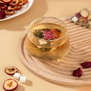 Traditional Chinese Herbal Blend Tea with Ingredients Formula Cassia Seed chrysanthemum Goji Berries Kidney Detox Cleanse Teabag