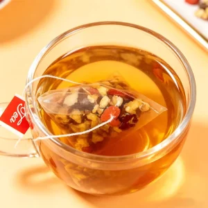 Traditional Chinese Herbal Tea Bag Warming Ginger Red Date Blend Sugar Free Caffeine Free Premium Oriental Wellness Formula