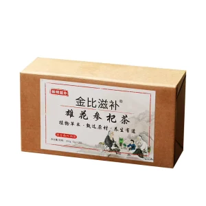 Traditional Chinese Materials Ginseng Five Treasures Tea Eucommia Ulmoides Male Flower Mulberry Handcrafted Tea Bags