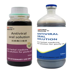 Traditional Chinese Medicine Antiviral Herbal Oral Solution for the Prevention and Treatment of Viral Respiratory Diseases in Sick Livestock and Poultry