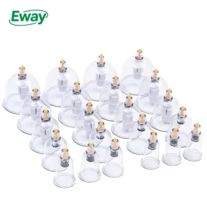 Traditional Chinese Medicine Disposable Vacuum Hijama Cupping Therapy Set for Body Application