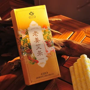 Traditional Chinese Medicine Prostate Herbal Formula Moxa Roll Stick 20cm