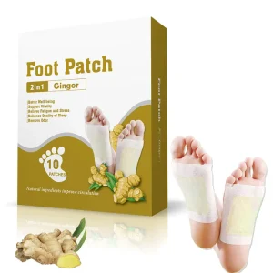 Traditional Ginger Foot Patch Eco-friendly Portable Traditional Chinese Medicine Plaster Patch Promoting Blood Circulation PAIN
