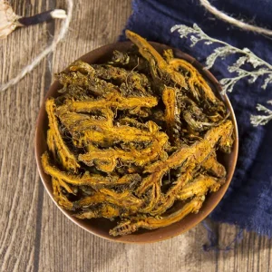 Traditional Pieces Raw AD Red Ginseng Slices Saffron Clear Heat Dampness Eliminate Fire Detoxify