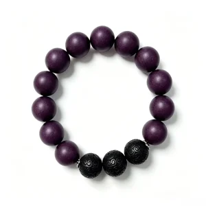 Traditional Zen Modern Women Stress Relief Herbal Agate Jade Beaded Bracelet for Yoga Meditation