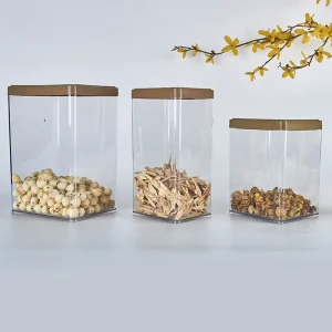 Transparent Square Box Model G for Medicinal Gastrodia Slices and Traditional Chinese Medicine Powder Packaging