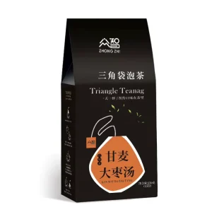 Triangle Bag Combination Sweet Wheat Jujube Soup Red Dates Barley Goddess Substitute Herbal Tea 100% Natural Premium