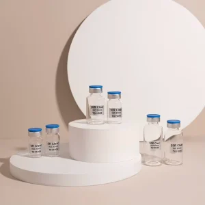 USP Type I Tubular Glass Vial for Vaccines Sterile Pharmaceutical Vial Glass Vial with Aluminum Cap GMP Compliant