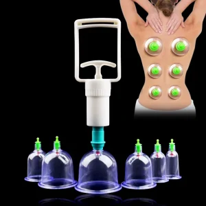 Vacuum Cupping Set Home Use Air-Pumping Jar Professional Traditional Chinese Medicine Beauty Salon Kit Musical Function Back