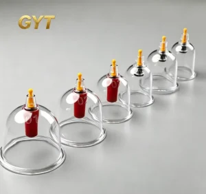 Vacuum Hijama Cupping Cups Transparent Plastic 1 To 8 Size Single Hijama Cups For Spa