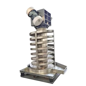 Vertical Vibrating Screw Elevator Conveyor Spiral Lift Conveyor Factory