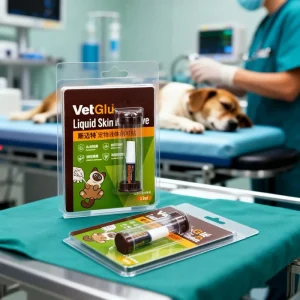 Veterinary Medical Wound Skin Adhesive Liquid Stitches Strong Tissue Glue for Dogs